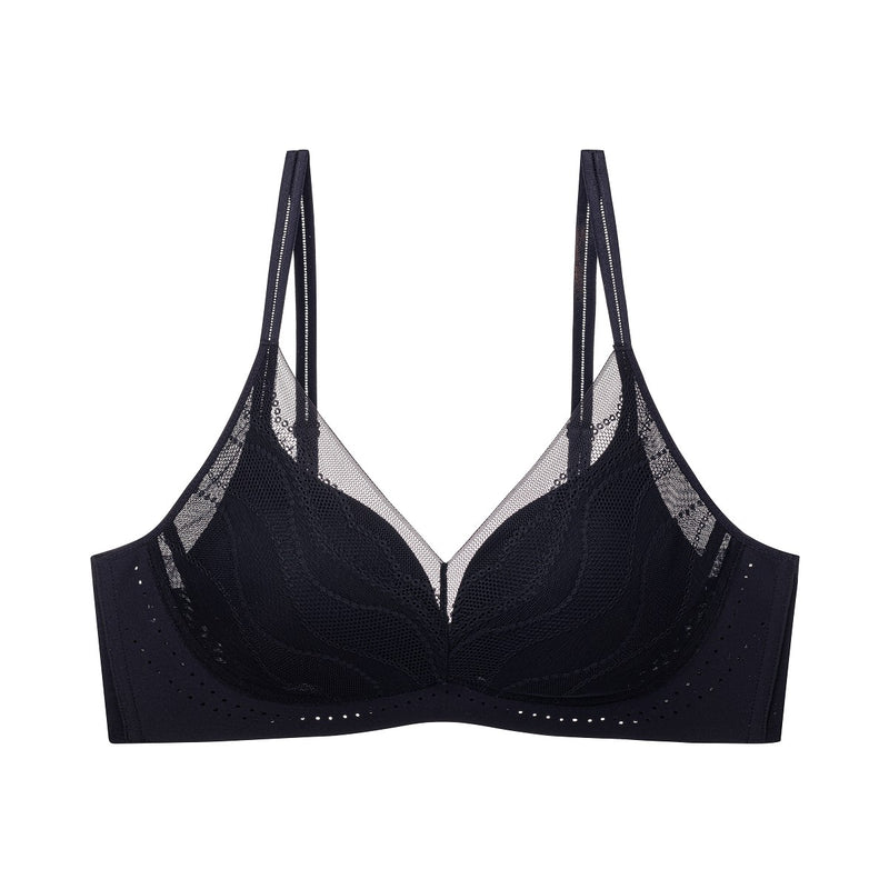 Breathe Smart Non-Wired Padded Bra - BLACK