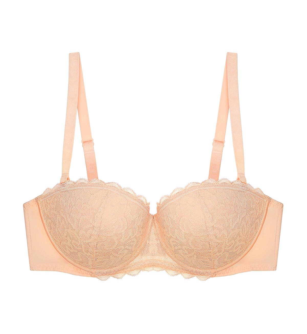 Simply Fashion Blossom Wired Padded Detachable Bra in Orange Highlight