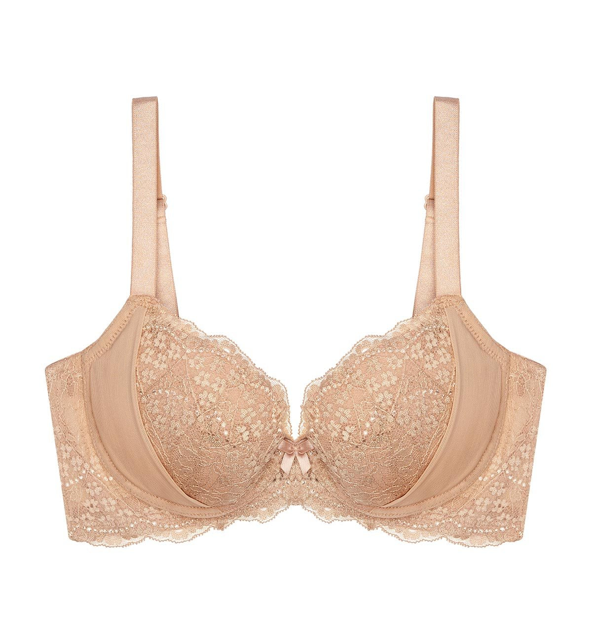 Simply Sculpt Blossom Wired Push Up Butterfly Bra in Smooth Skin