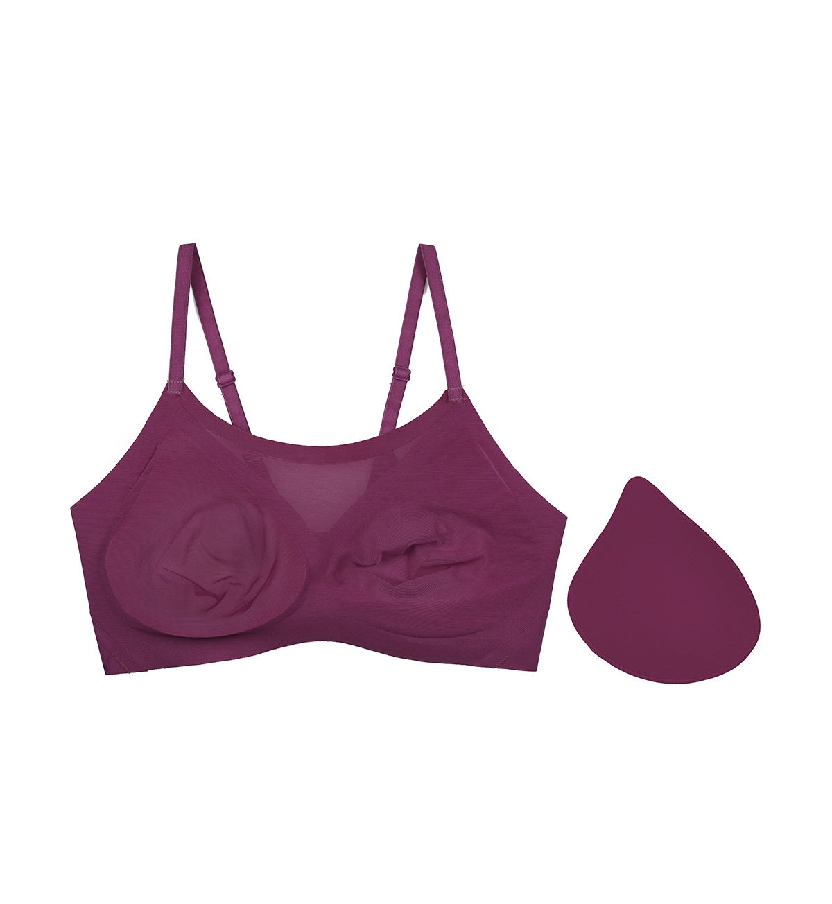 Sloggi Zero Feel Air Bralette in Wine