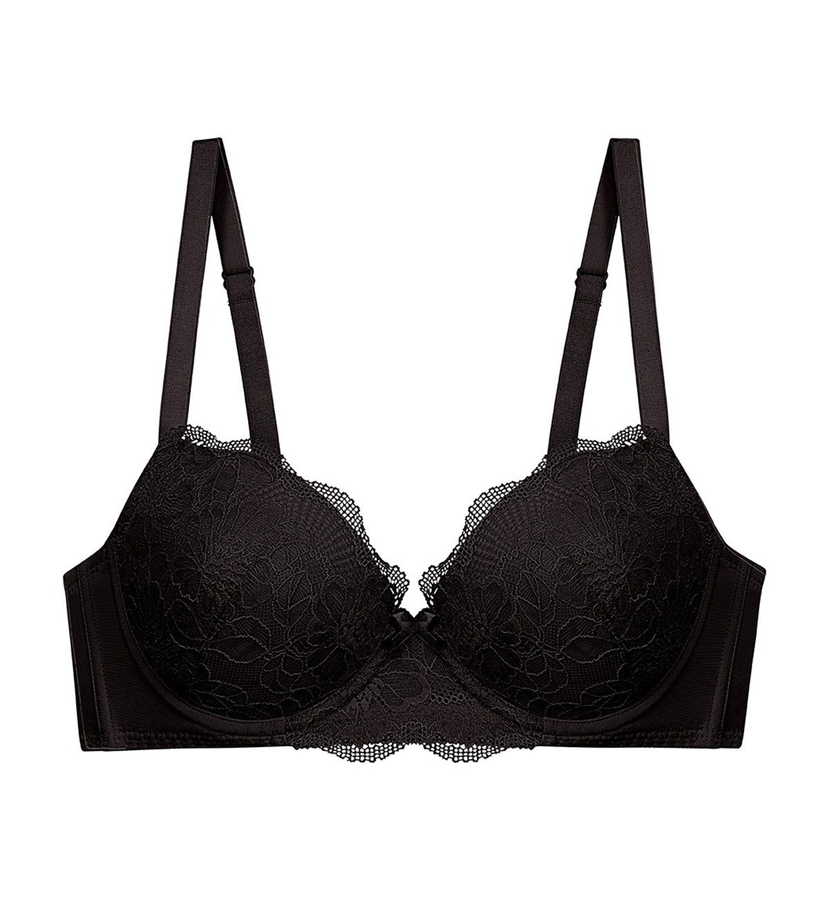 Style Dorothy Wired Push Up Bra in Black